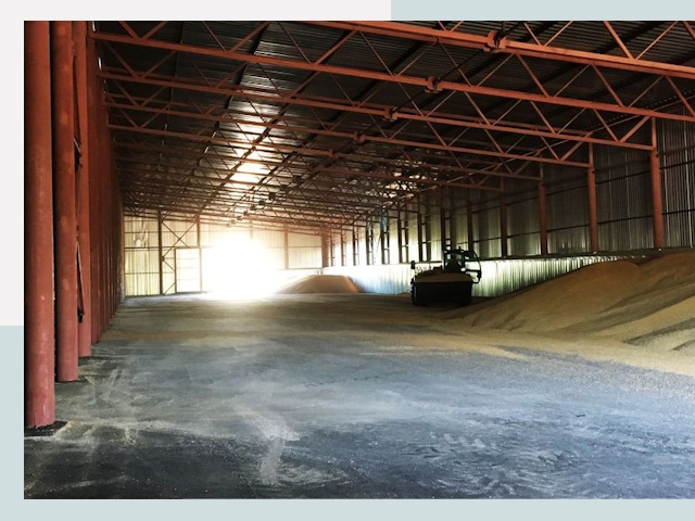 Строительство зернохранилищ в Еманжелинске