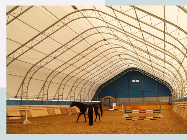 Строительство конных манежей в Еманжелинске