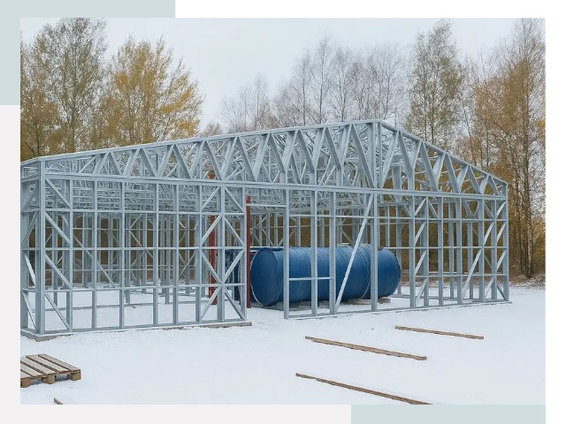 Металлические ангары в Еманжелинске