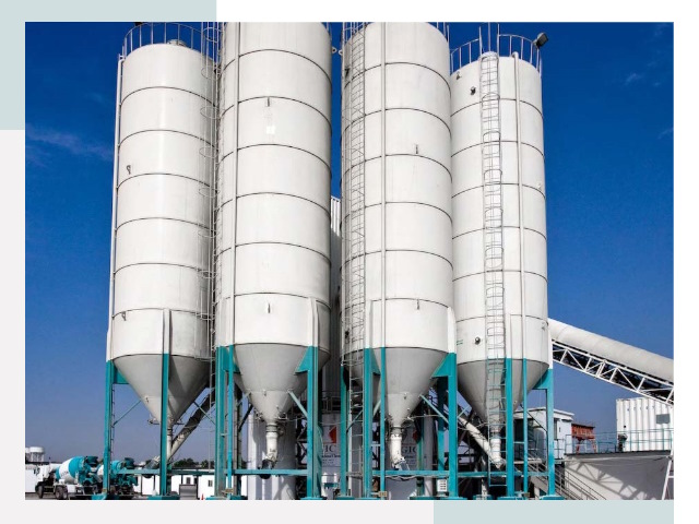 Строительство цементных силосов в Еманжелинске