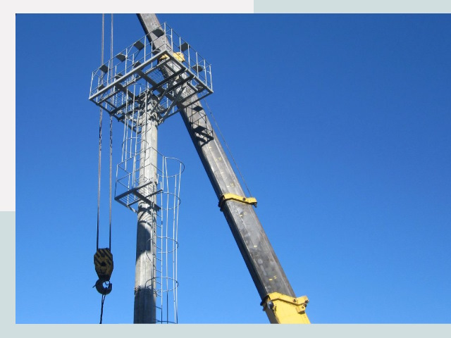 Монтаж осветительных мачт в Еманжелинск от 616 руб.