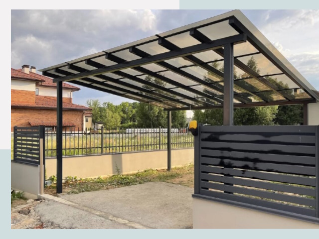 Металлические навесы в Еманжелинск от 616 руб. за м²