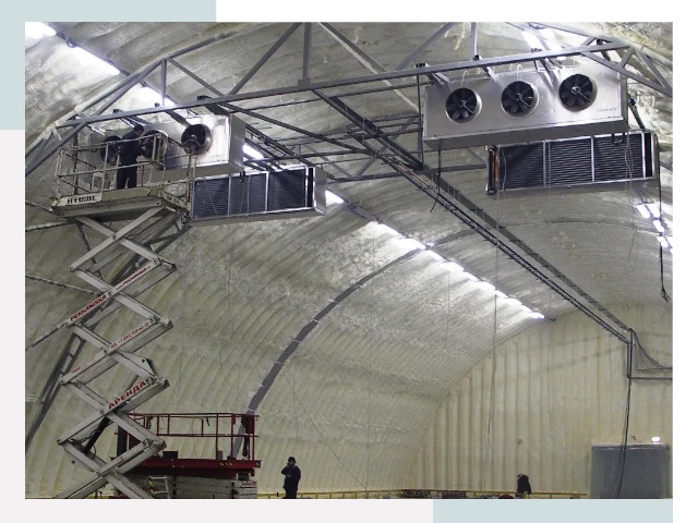 Оснащение ангаров в Еманжелинске
