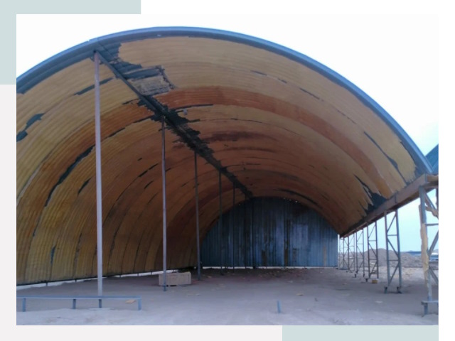 Реконструкция ангаров в Еманжелинске