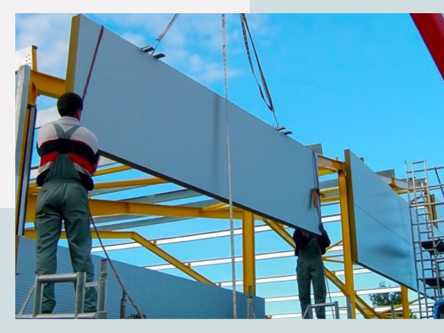 Монтаж сэндвич-панелей в Еманжелинске от 616 руб.